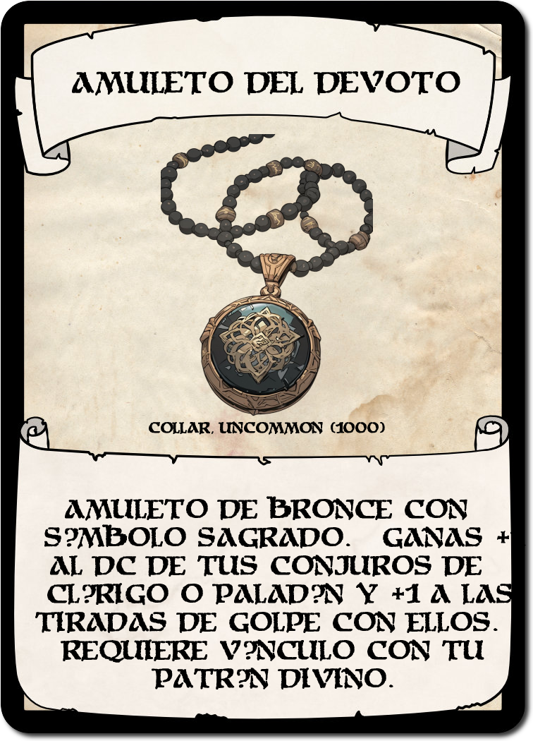 Amuleto del Devoto
