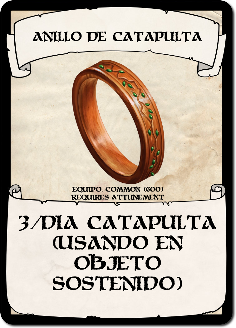 Anillo Catapulta