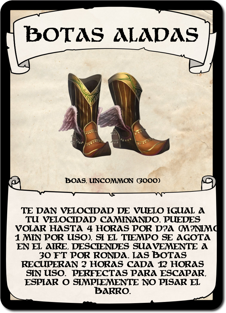 Botas Aladas