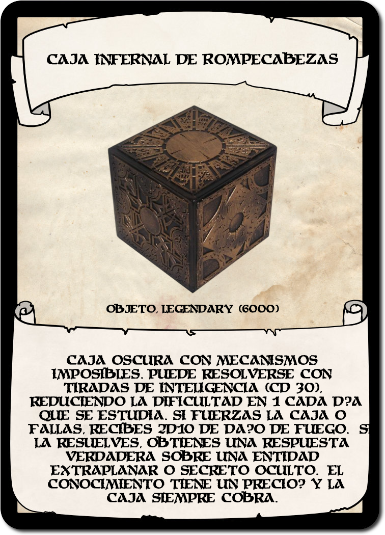 Caja Infernal de Rompecabezas