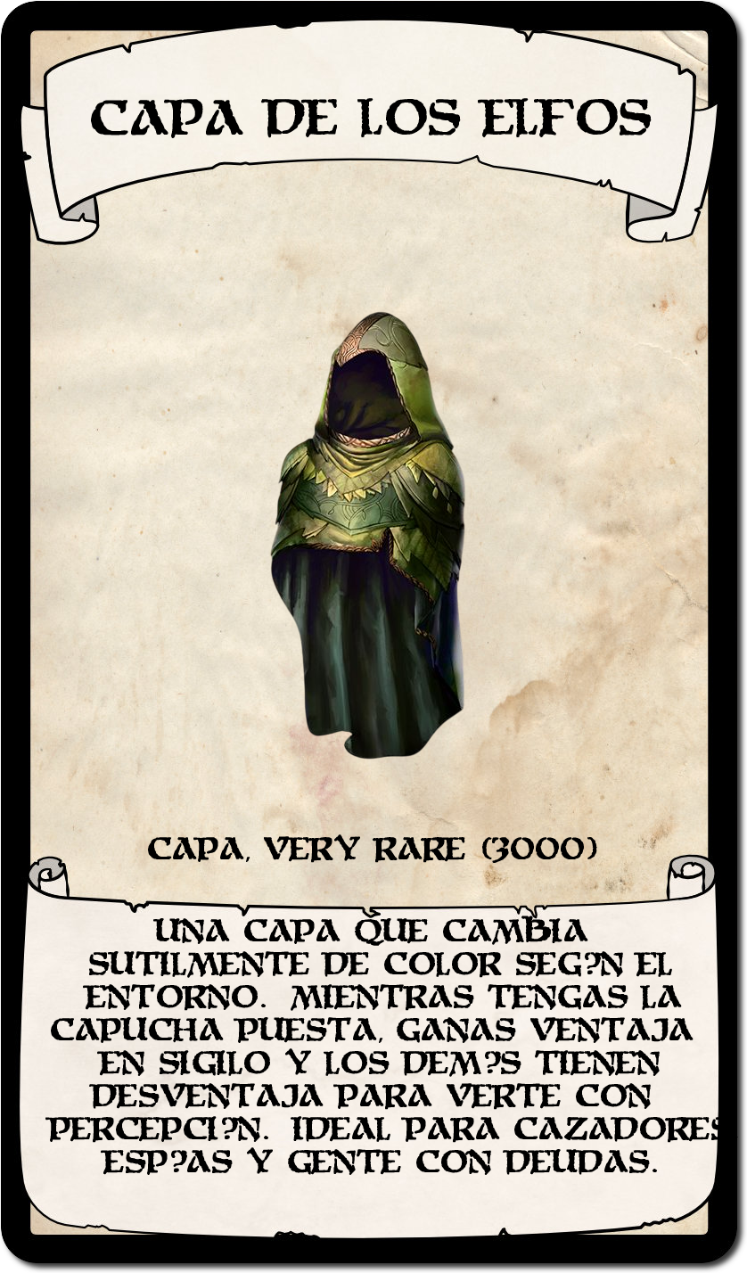 Capa de los Elfos