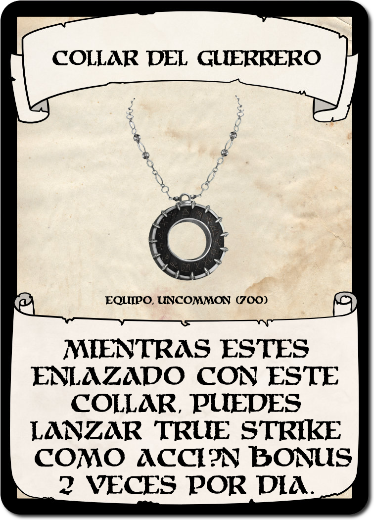 Collar del guerrero