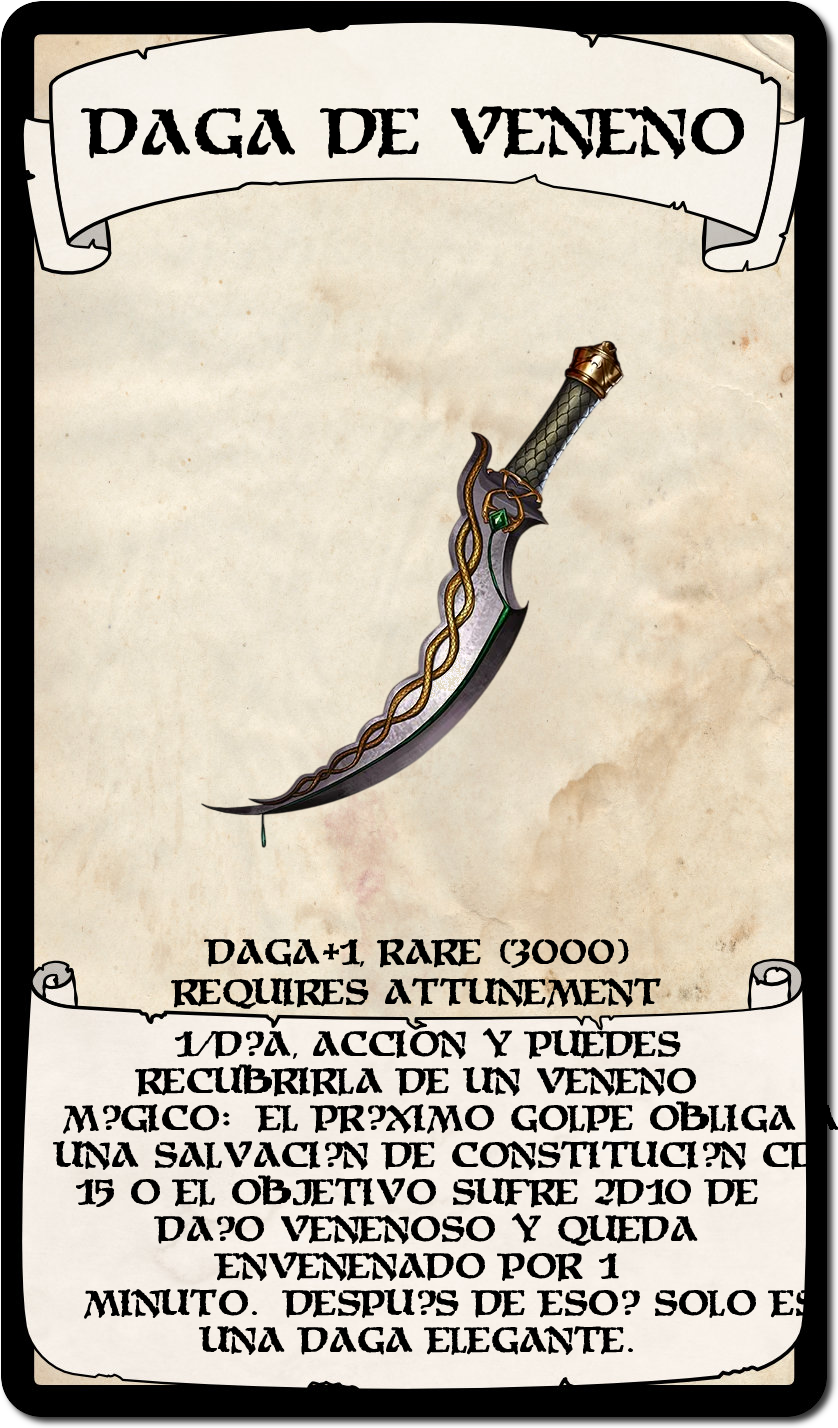 Daga de Veneno