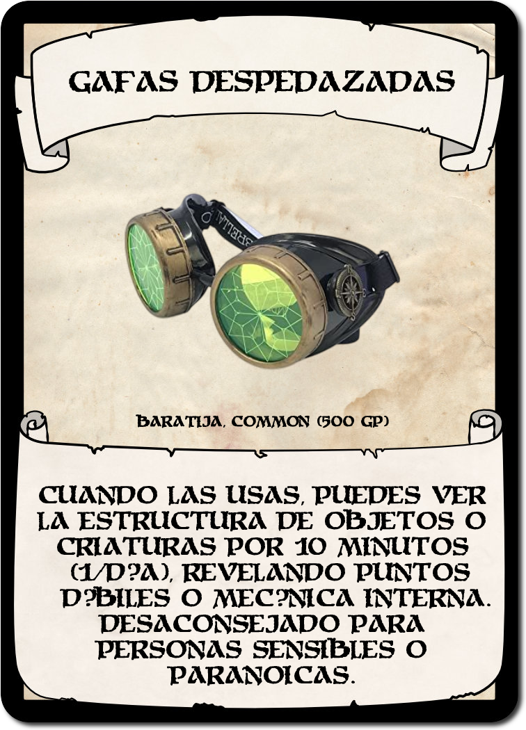 Gafas Despedazadas