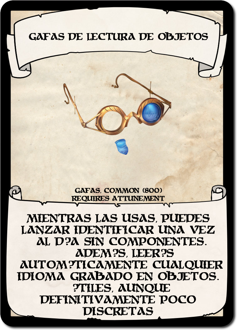 Gafas de Lectura de Objetos