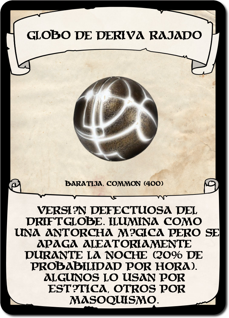 Globo de Deriva Rajado