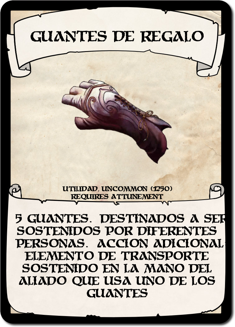 Guantes de regalo