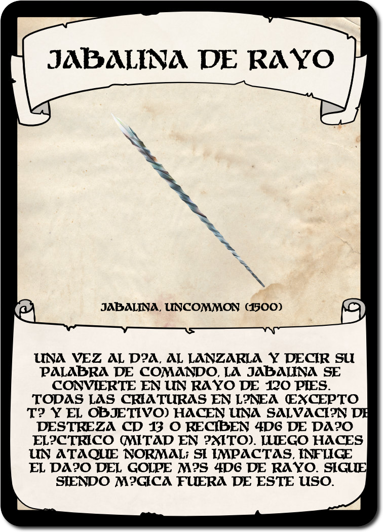 Jabalina de Rayo