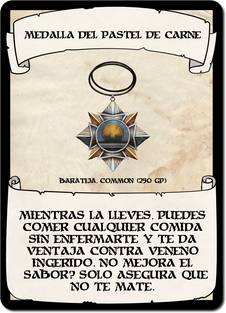 Medalla del Pastel de Carne