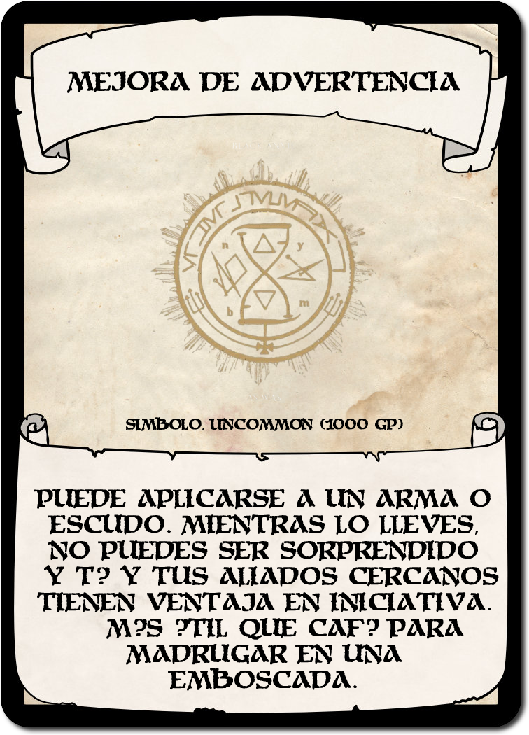 Mejora de Advertencia