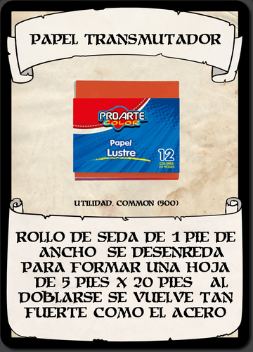 Papel Transmutador