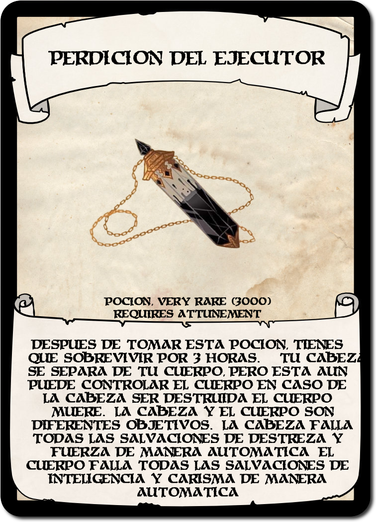Perdición del ejecutor