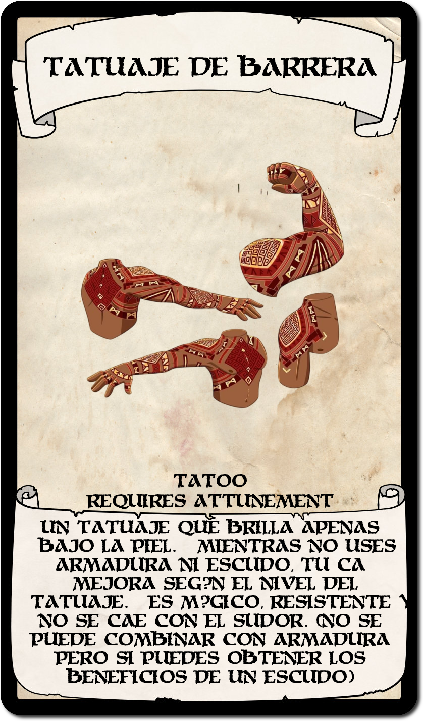 Tatuaje de Barrera