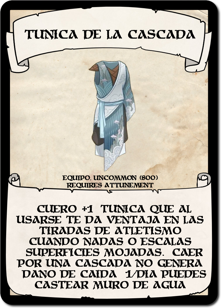 Túnica de la cascada