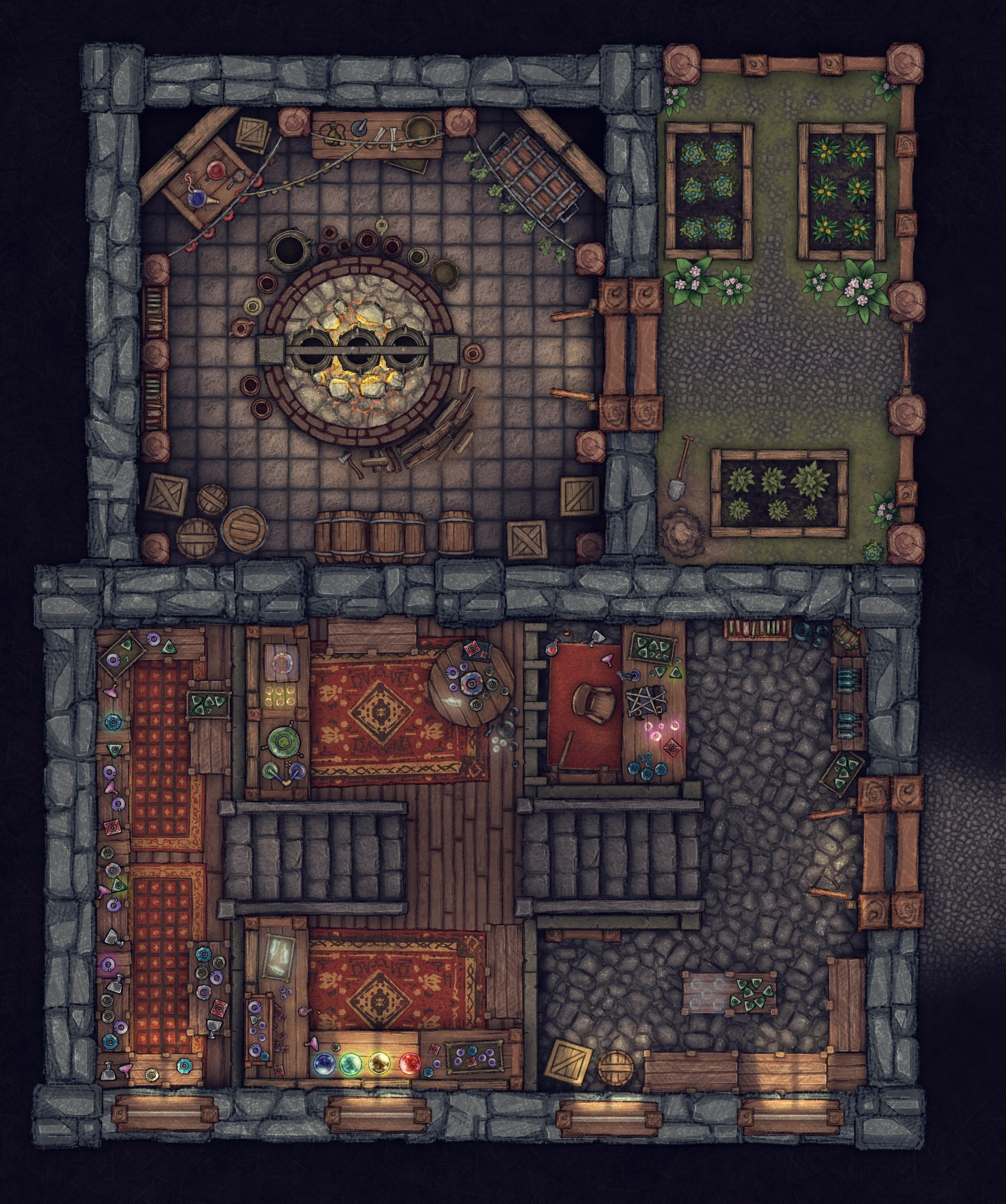 Interior de La Poción Picante